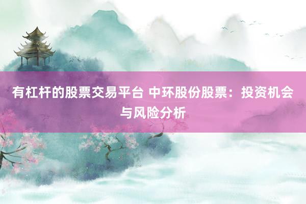 有杠杆的股票交易平台 中环股份股票：投资机会与风险分析